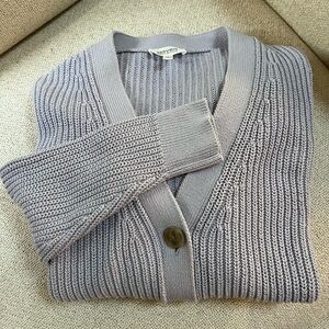 Organic cotton shaker stitch cardigan Haven Well Within
